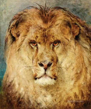 動物 Painting - ライオンヘッドのヘイウッド・ハーディ